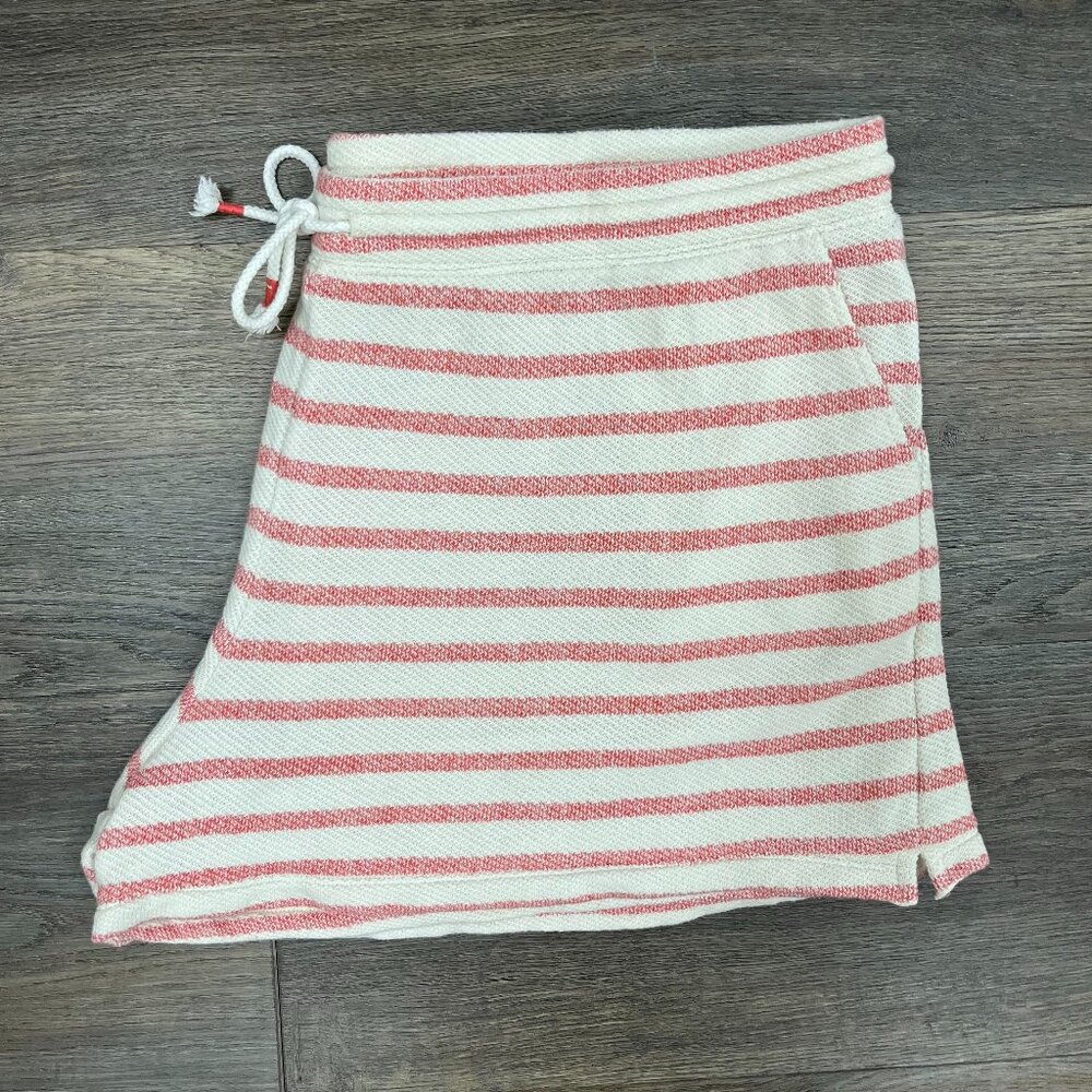 Old Navy Red & White Striped Lounge Shorts